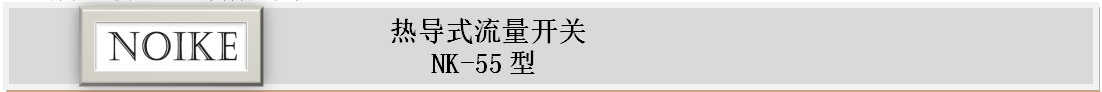 不銹鋼小型兩燈熱導(dǎo)式流量開關(guān)NK-55