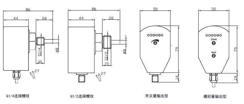 耐高溫?zé)釋?dǎo)式流量開關(guān) NK600G型