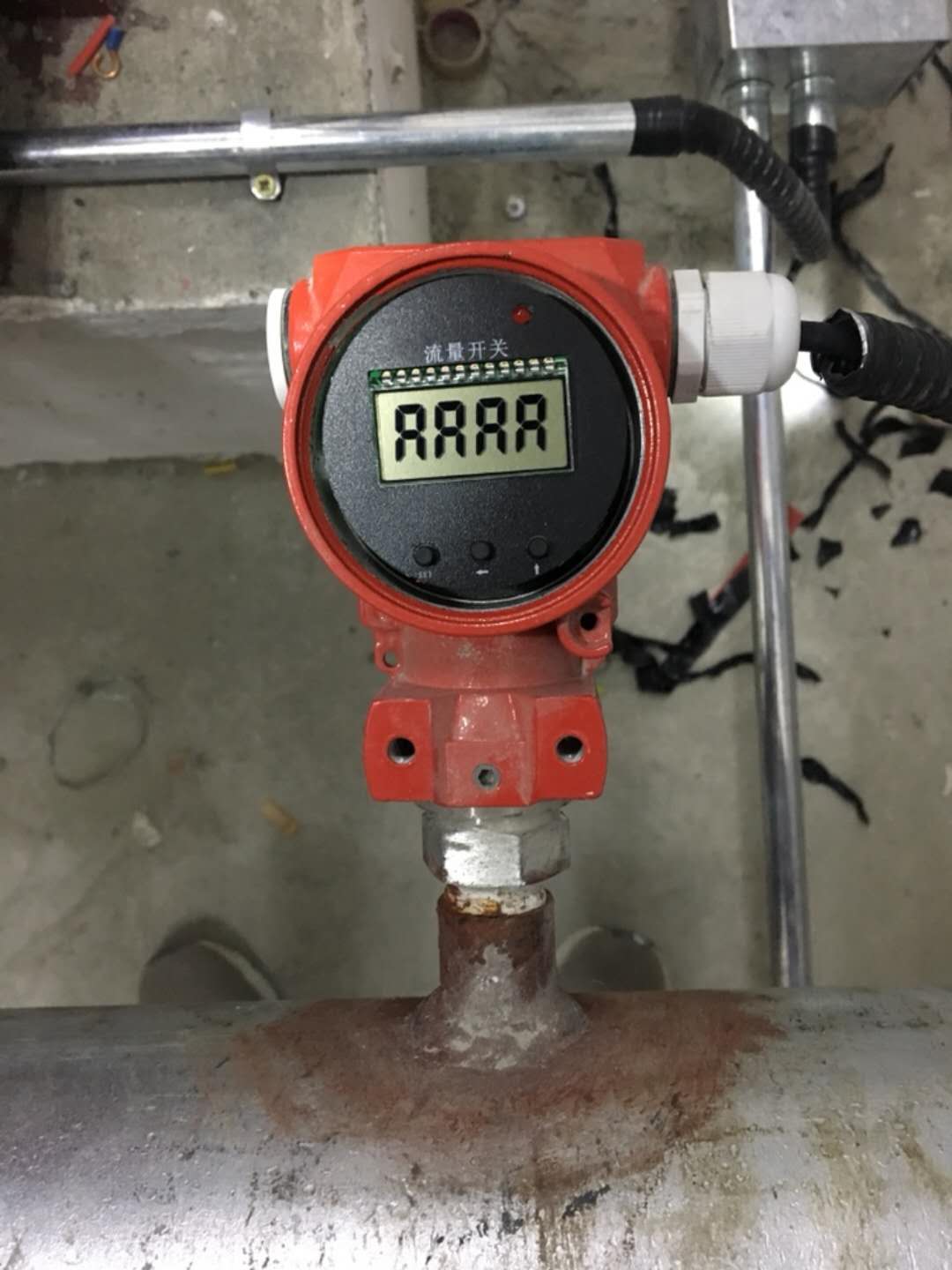 臬克消防流量開(kāi)關(guān)實(shí)地安裝