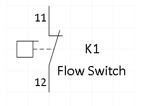 流量開關(guān)符號